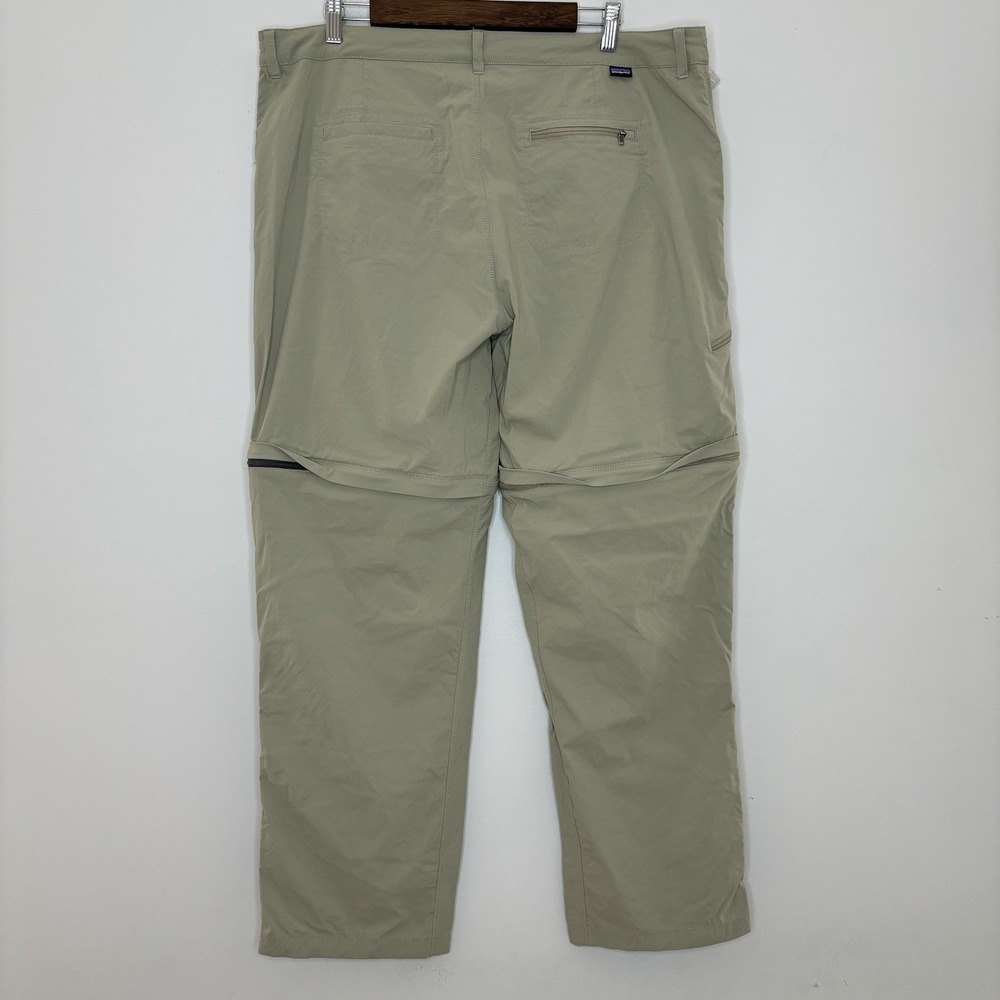 Patagonia Quandary Pants Gorpcore 18 Tan Hiking Granola Convertible Activewear - Picture 4 of 15
